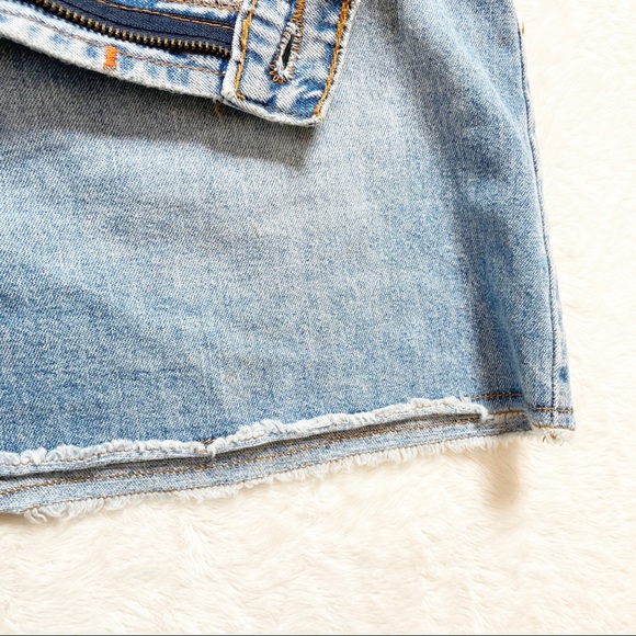 Vintage high waisted jean shorts sz 12 - Picture 4 of 6